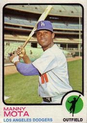 1973 Topps Baseball Cards      412     Manny Mota